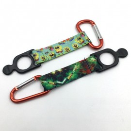 Portable Water Bottle Holder with Key Ring Hook Strap Logo Branded  Portable Water Bottle Holder with Key Ring Hook Strap Logo Branded
