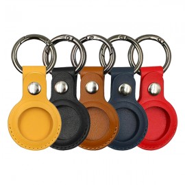 Custom Printed Genuine Leather Air Tag Case  Custom Printed Genuine Leather Air Tag Case