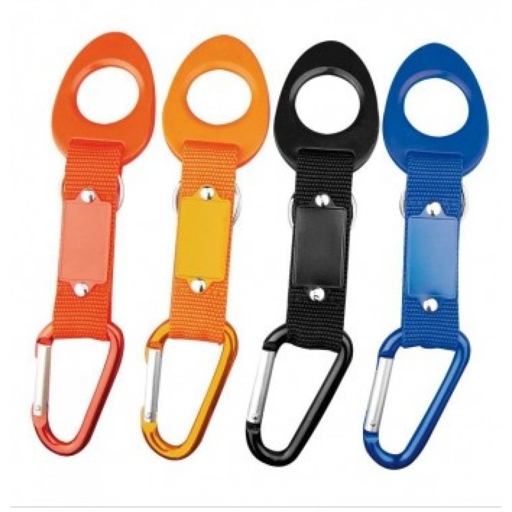 Bottle Holder w/ Carabiner Custom Imprinted Bottle Holder w/ Carabiner Custom Imprinted