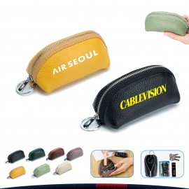 Logo Branded Keven Wallet Key Case Holder