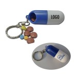 Pill Case with Key Holder Logo Branded