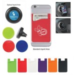 Logo Branded Magnetic Auto Air Vent Phone Wallet & Mount