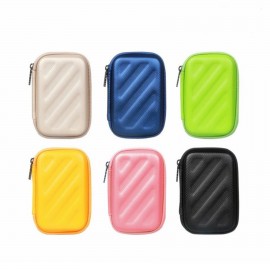 Square EVA Rectangle Earphone Case Custom Printed