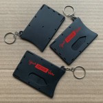 Custom Imprinted Rigid Card Holder With Key Chain
