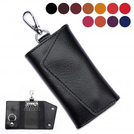 Fashion Leather Key Case Holder Logo Branded  Fashion Leather Key Case Holder Logo Branded