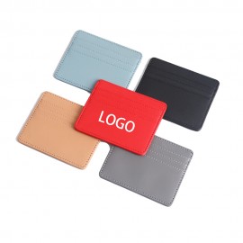 Leather Pocket Card Holder Custom Printed  Leather Pocket Card Holder Custom Printed