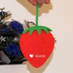 Custom Printed Strawberry Silicone Key Holder