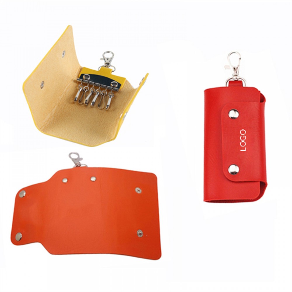 Custom Imprinted PU Keys Holder / Key Bag