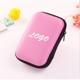 Custom Imprinted Earphone Square Headphone Storage Bag  Custom Imprinted Earphone Square Headphone Storage Bag