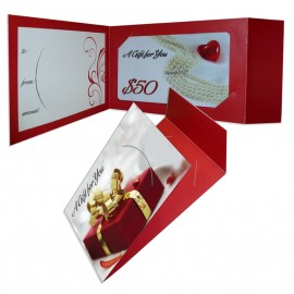 Logo Branded Side Fold Card Holder (4-1/8" x 2-7/8")