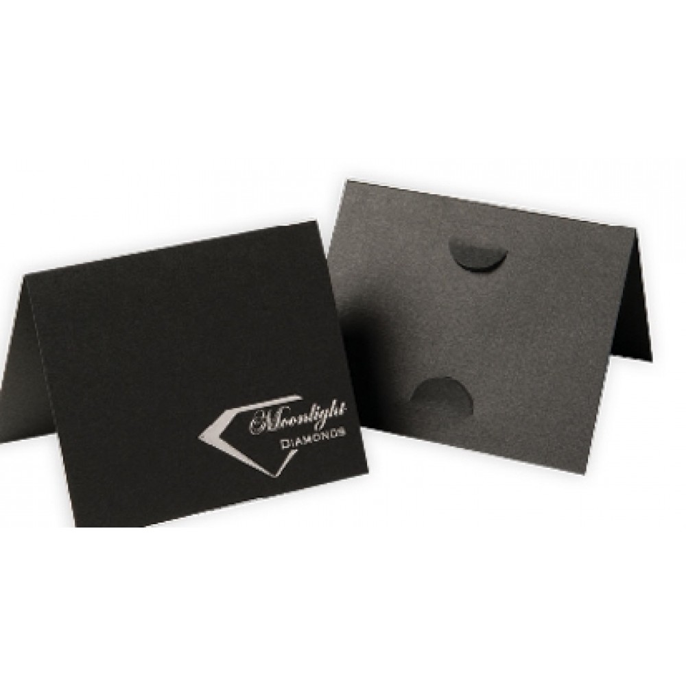Custom Imprinted Folded Card Carrier/Holder Pocket Custom Imprinted Folded Card Carrier/Holder Pocket