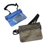 Custom Imprinted PVC Waterproof Pouch w/Adjustable Belt/PVC Waist Pack