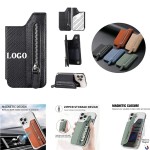 Custom Printed PU Leather Phone Card Holder Stick-On