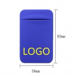 Logo Branded Card Holder For Back Of Phone