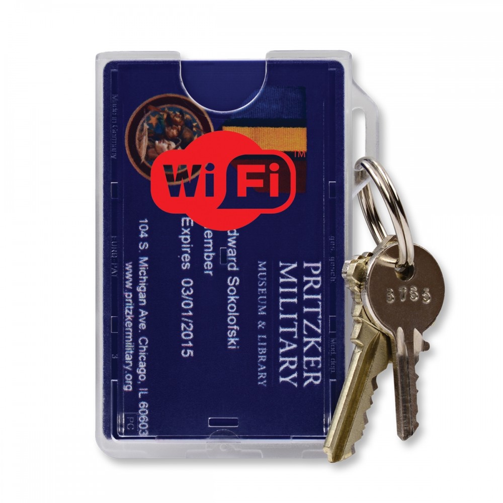 Rigid Card Holder/ Key Ring Custom Printed Rigid Card Holder/ Key Ring Custom Printed