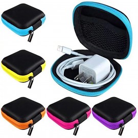 Square Ear-bud Case Portable Custom Imprinted
