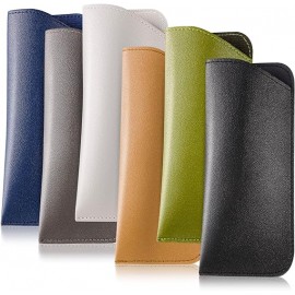 Soft Sunglasses Cases, Faux Vegan Leather Eyeglass Cases Glasses Pouch Travel Sunglasses Case 1 pcs Custom Printed