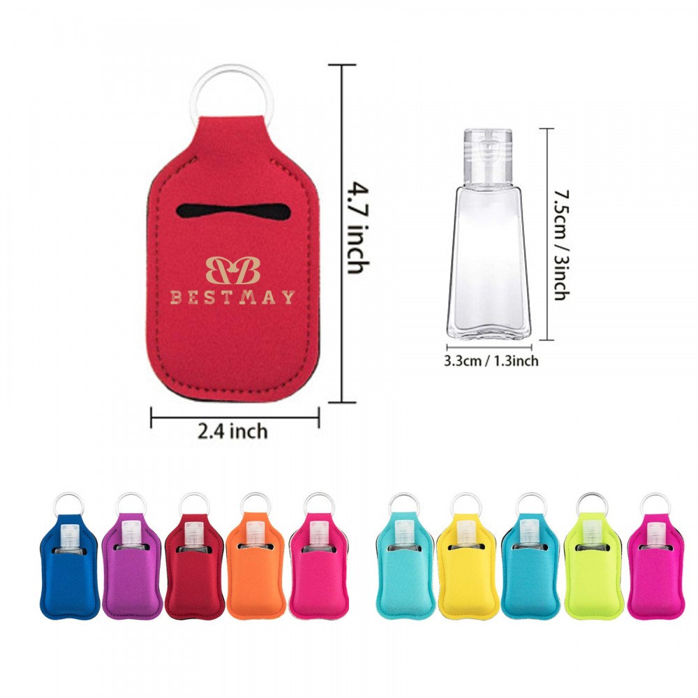 Logo Branded 1OZ Hand Sanitizer Bottle Holder Logo Branded 1OZ Hand Sanitizer Bottle Holder