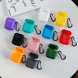 Logo Branded Shockproof Silicone Air pods Covers  Logo Branded Shockproof Silicone Air pods Covers