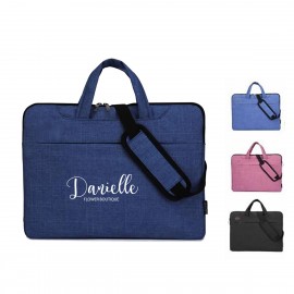 Custom Printed Laptop Briefcase With Shoulder