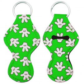 Logo Branded Full Color Lip Balm Holder Key tag  Logo Branded Full Color Lip Balm Holder Key tag