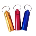 Custom Printed Aluminum Earplug/Pill Canister