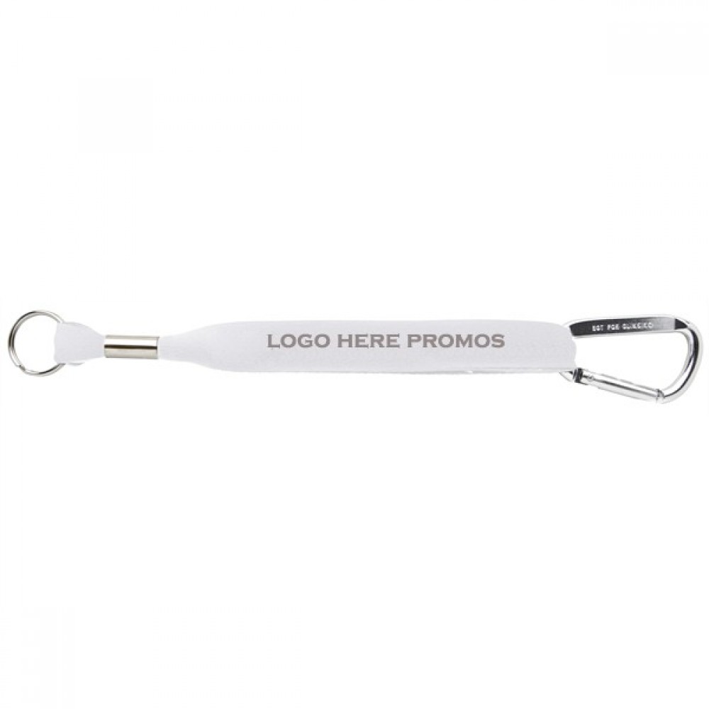 Wrist Strap Keyholder w/Carabiner Custom Imprinted