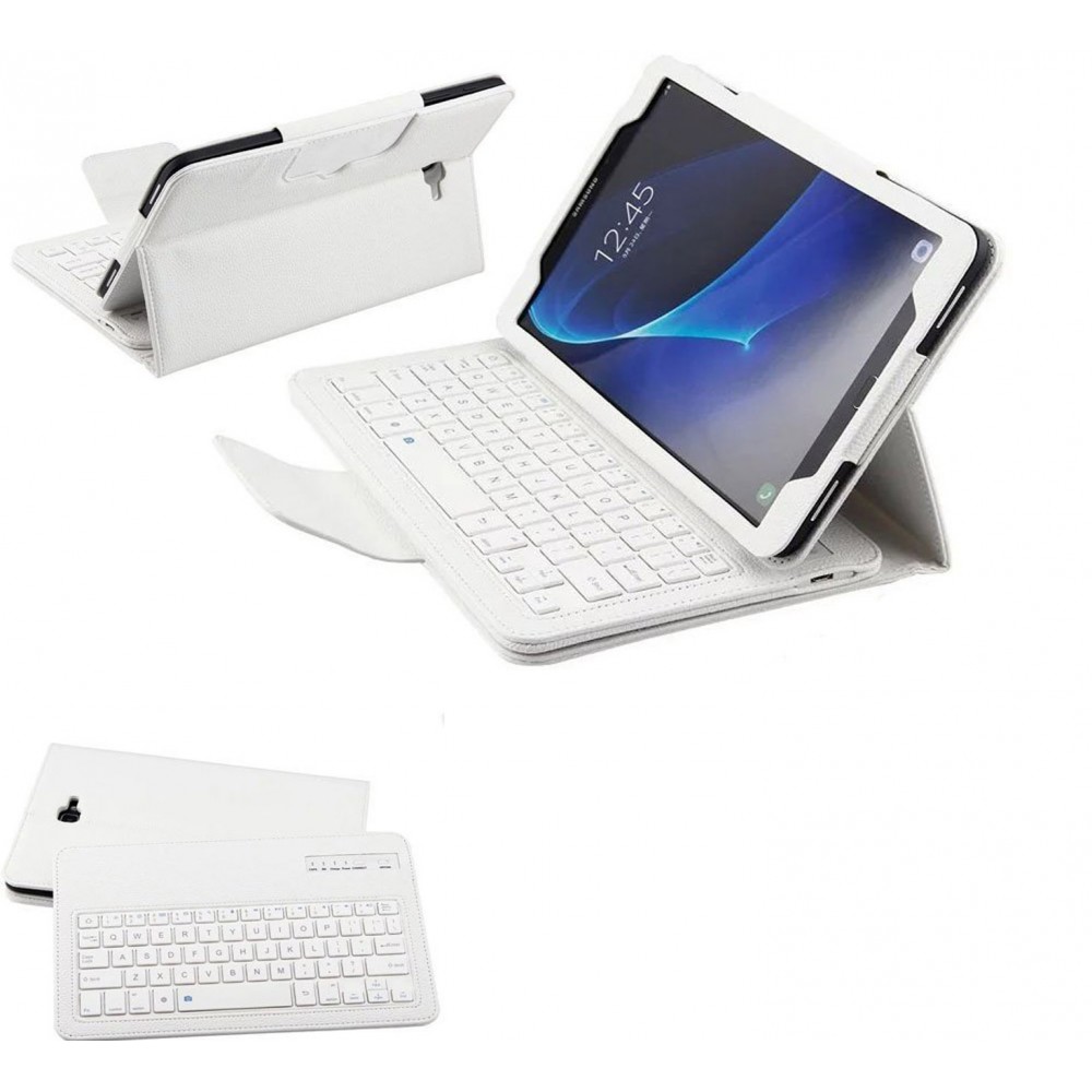 Custom Imprinted iBank(R) Bluetooth Keyboard Case for Galaxy Tab A 10.1 (White) Custom Imprinted iBank(R) Bluetooth Keyboard Case for Galaxy Tab A 10.1 (White)