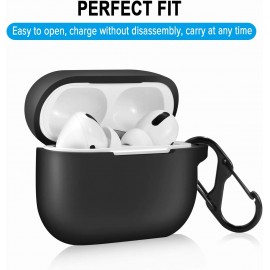 Logo Branded Airpods Pro 2nd Generation Case Cover 2022, Soft Silicone Skin Cover Shock-Absorbing Protective Case