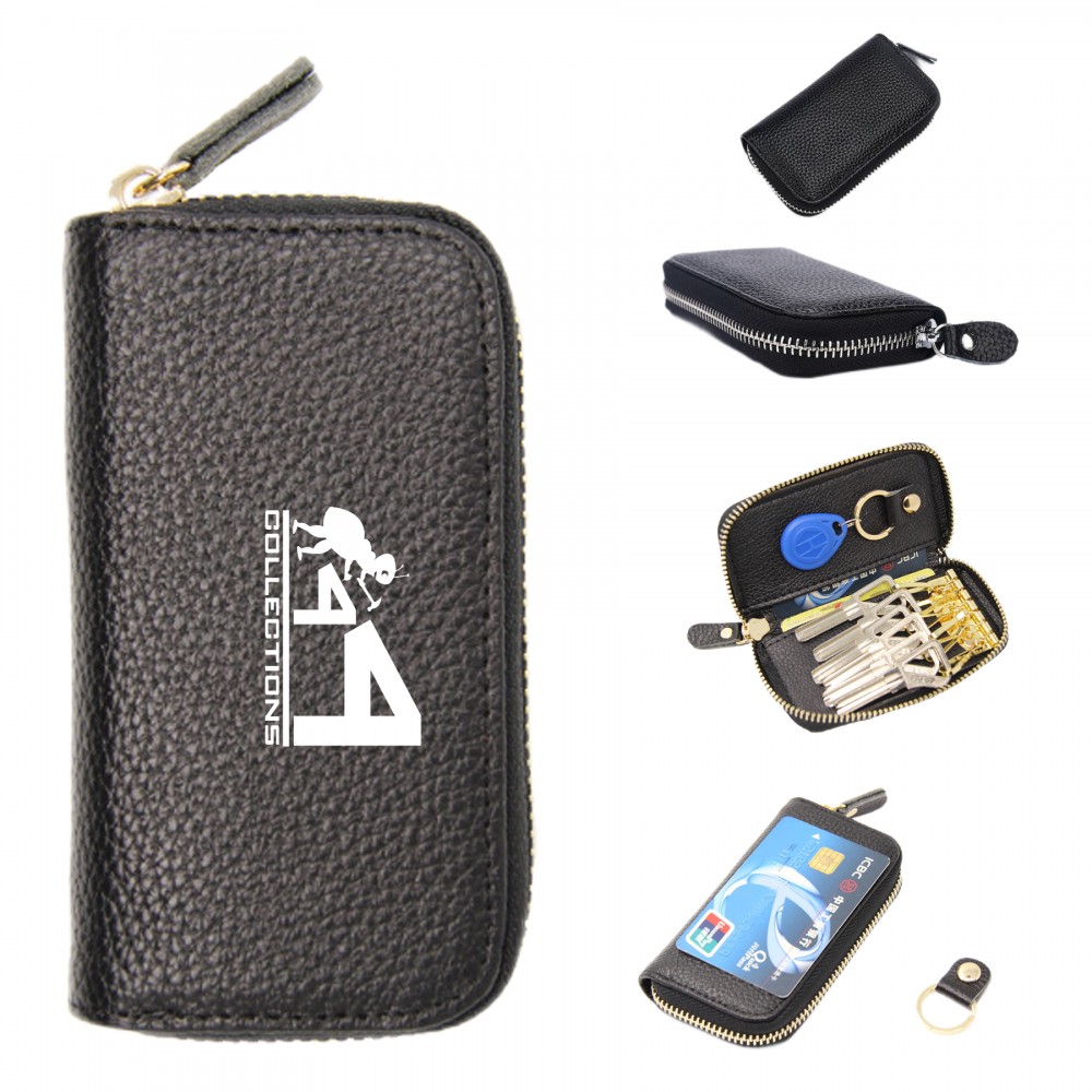 Logo Branded Zipper Multifunction Key Bags Logo Branded Zipper Multifunction Key Bags