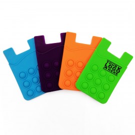 Silicone Pop Phone Wallet Custom Imprinted