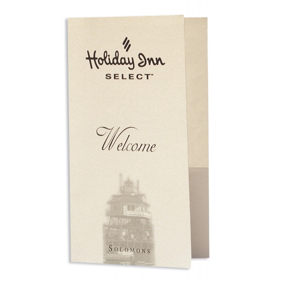 Custom Printed Card Holder Hotel Key Folder with One Right Pocket PMS Printed (3-3/8" x 6") Custom Printed Card Holder Hotel Key Folder with One Right Pocket PMS Printed (3-3/8" x 6")