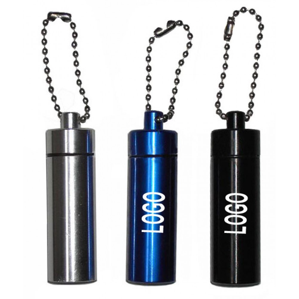 Aluminum Keychain Pill Bottle Logo Branded Aluminum Keychain Pill Bottle Logo Branded