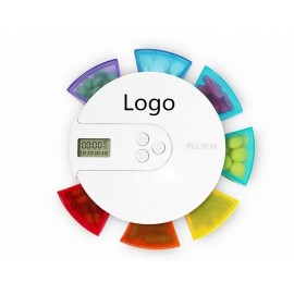 Weekly Timing Pill Box Travel Medicine Organizer Custom Printed  Weekly Timing Pill Box Travel Medicine Organizer Custom Printed