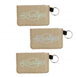 Card Guard Burlap Neoprene Custom Imprinted  Card Guard Burlap Neoprene Custom Imprinted