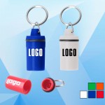 Logo Branded Pill Case with Keychain