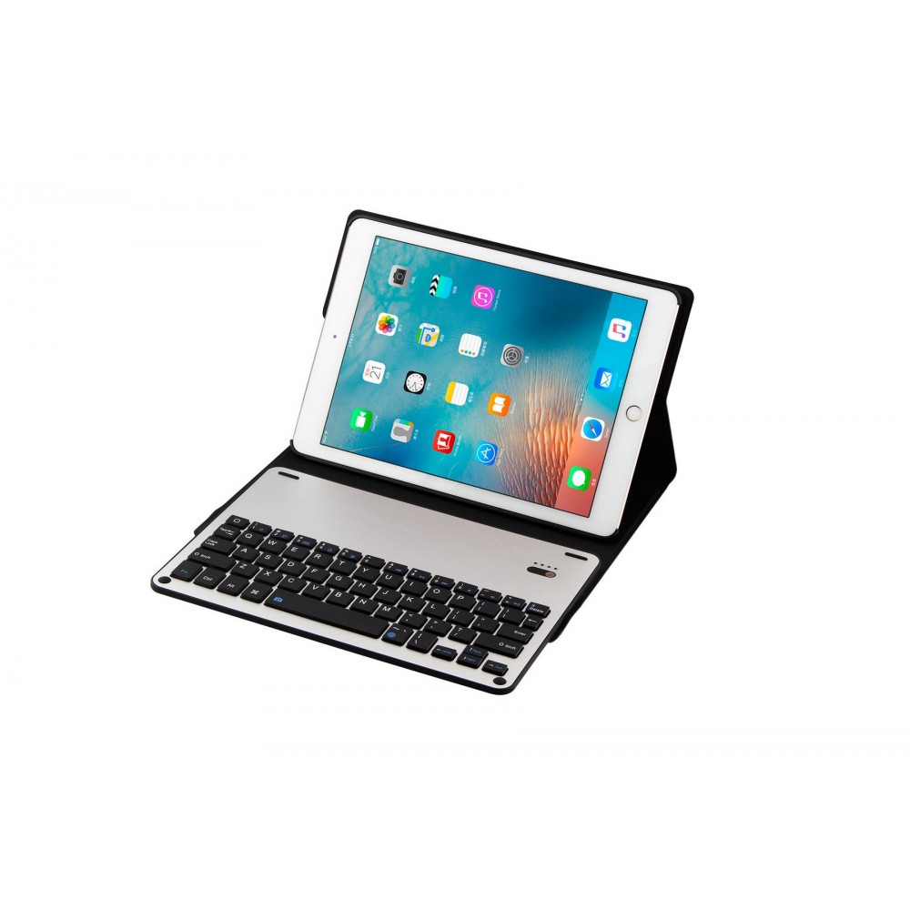 iPad 9.7" Slim Bluetooth Wireless Keyboard Case Logo Branded