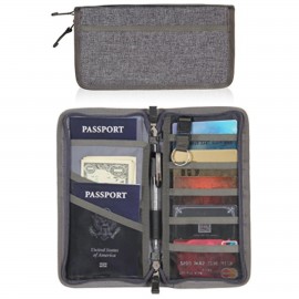 Travel Passport Ticket Wallet Logo Branded