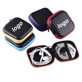 Square Earphone Storage Case Custom Imprinted  Square Earphone Storage Case Custom Imprinted