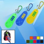 Logo Branded Silicone Scarves Holder with Bead Chain