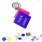 Square Tape Measure With Key Ring Custom Imprinted