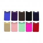 Custom Imprinted Phone Wallet Elastic Lycra Fabric Credit Card Sleeves