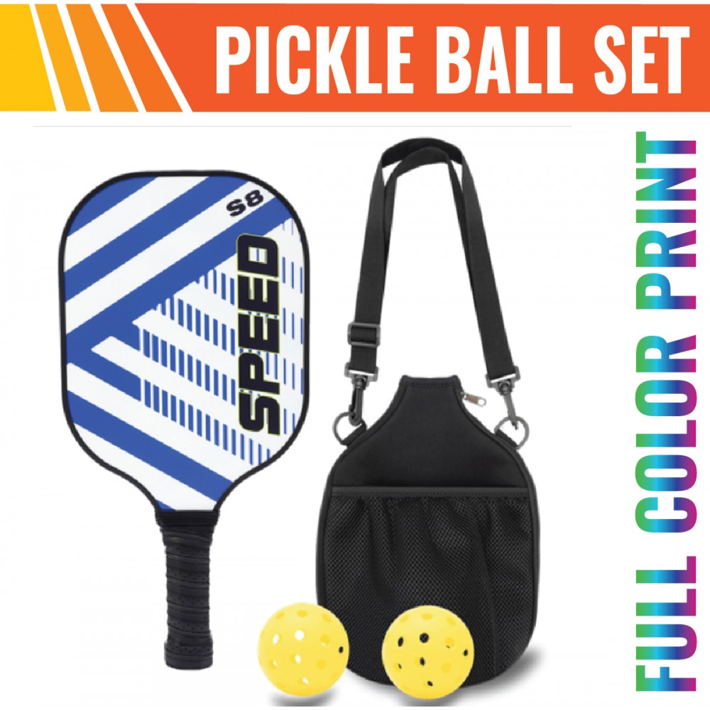 PickleBall Racket & Carry Case Logo Branded