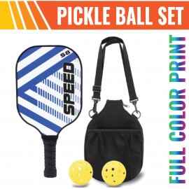 PickleBall Racket & Carry Case Logo Branded