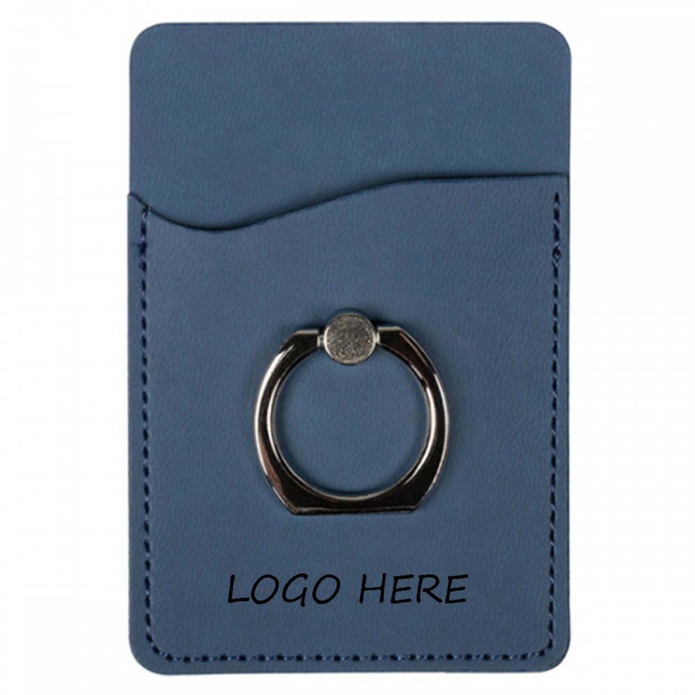 PU Leather Cell Phone Wallet/Holder Logo Branded