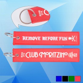 Embroidered Keychain Custom Imprinted  Embroidered Keychain Custom Imprinted