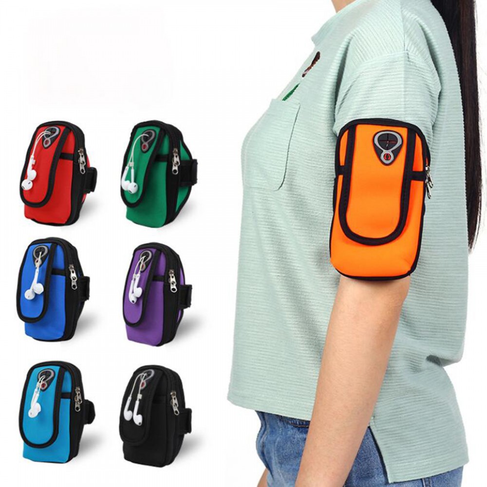 Custom Imprinted Neoprene Armband Mobile Phone Arm bag For Running Traveling