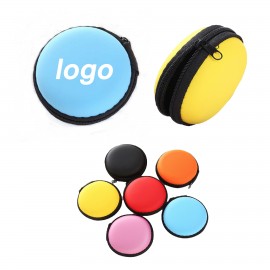 Custom Imprinted Round Headphone Case