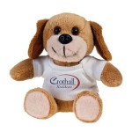 Dog Koo-Keezz Stuffed Animal with Custom Imprint T-Shirt