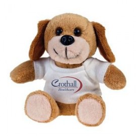 Dog Koo-Keezz Stuffed Animal with Custom Imprint T-Shirt  Dog Koo-Keezz Stuffed Animal with Custom Imprint T-Shirt